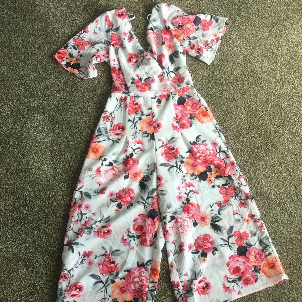 TRIXXI Floral Jumpsuit